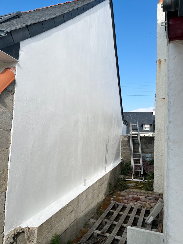 Renovation facade Apres